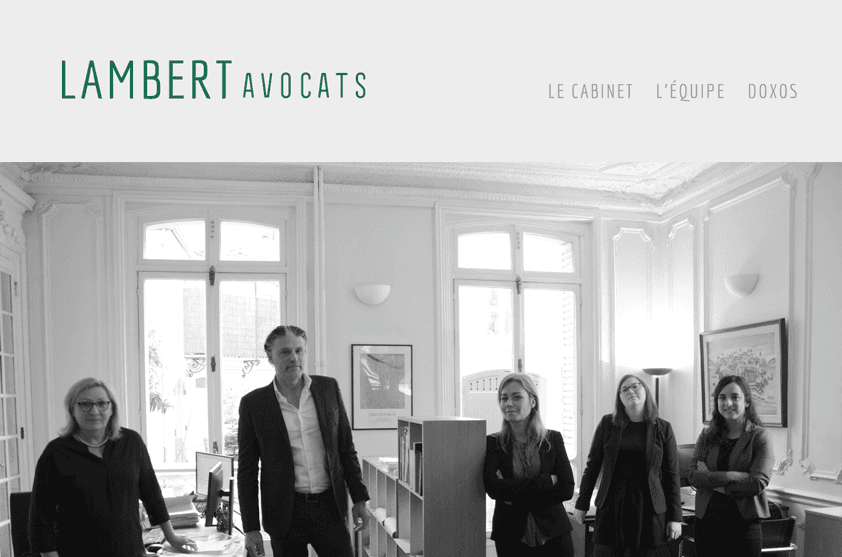 Lambert & Associés : création du site internet d’avocats spécialisés dans la construction