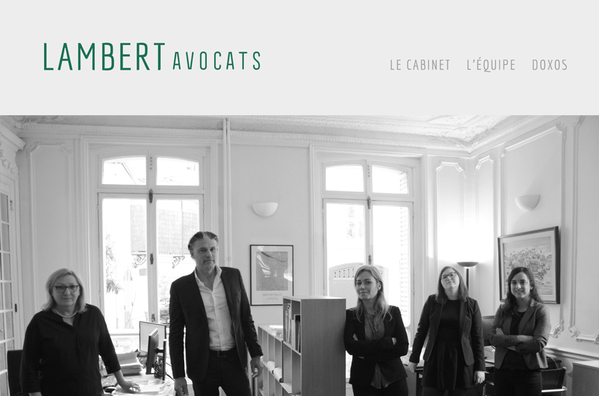 Lambert & Associés : création du site internet d’avocats spécialisés dans la construction