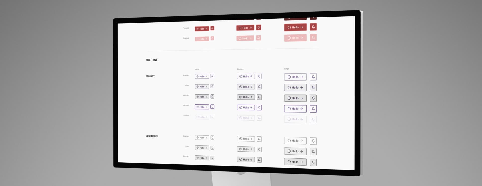 Varial Design System Mockup